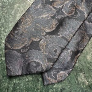 Cravate motif floral geant Rykiel Homme