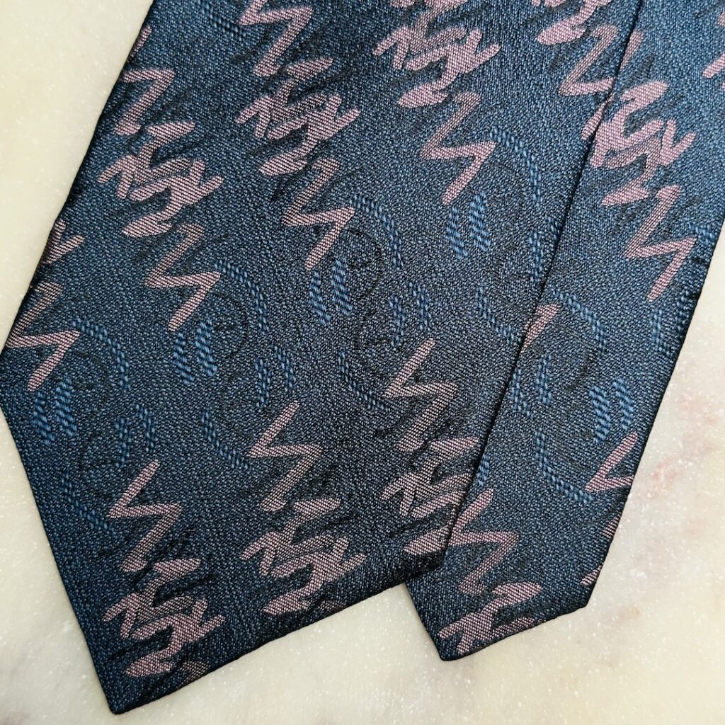 Cravate à rayures Pierre Balmain